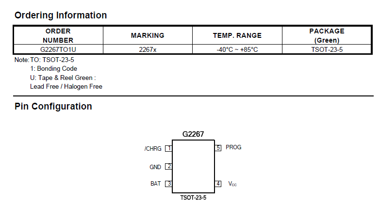 _M(jn)ԭbоƬ--G2267TO1U-TSOT-23-5